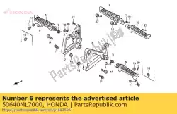 Ici, vous pouvez commander le aucune description disponible pour le moment auprès de Honda , avec le numéro de pièce 50640ML7000: