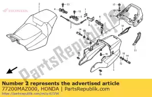 honda 77200MAZ000 no hay descripción disponible - Lado inferior