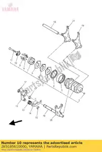 yamaha 2K9185610000 plato, lado - Lado inferior