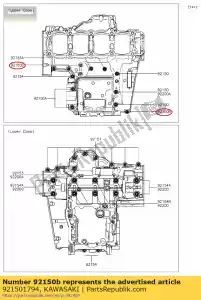 kawasaki 921501794 ?ruba 6x40 zx400-l4 - Dół