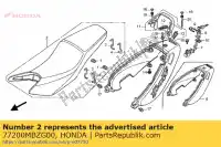 77200MBZG00, Honda, siod?o Honda CBR CB 600 FR Rossi F FS Sport Hornet S F2, Nowy