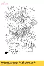 Here you can order the damper, engine mount 3 from Yamaha, with part number 1AA153360000: