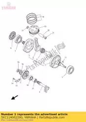Here you can order the crankshaft assy from Yamaha, with part number 5XC114002200:
