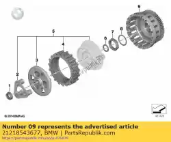 Qui puoi ordinare tappo di accoppiamento - gro? Da BMW , con numero parte 21218543677: