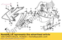 Ici, vous pouvez commander le définir illust * type1 * auprès de Honda , avec le numéro de pièce 19072MEYU40ZA: