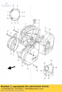 suzuki 1134026E10 capa, embreagem - Lado inferior