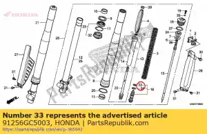 honda 91256GC5003 oring, 15,5x1,5 - Dół