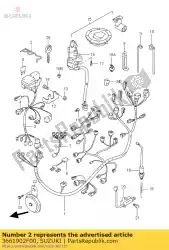 Tutaj możesz zamówić przewodnik, okablowanie ha od Suzuki , z numerem części 3661902F00: