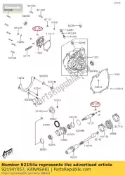 Qui puoi ordinare bullone, 6x20 da Kawasaki , con numero parte 92154Y057: