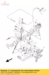 Aquí puede pedir pedal, freno de Yamaha , con el número de pieza 1SCF72110000: