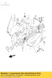 Qui puoi ordinare coperchio, serbatoio carburante da Suzuki , con numero parte 4417144G00YHG: