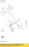 1648029F00, Suzuki, tubo, troppo pieno suzuki  dr z 400 2000 2001 2002 2003 2004 2005 2006 2007 2008 2009 2017 2018 2019, Nuovo