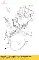 3HX262460000, Yamaha, fine, presa yamaha fz fzr xjr xp yp 125 250 400 500 750 1200 1300 1989 1990 1992 1995 1996 1997 1998 1999 2000 2001 2002 2003 2004 2005 2006 2007 2008 2009 2010 2013, Nuovo