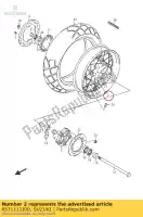 6531111J00, Suzuki, obr?cz, rr ko?o suzuki dl vstrom xt a aue dl650xa v strom dl650axt dl650xaue dl650a 650 , Nowy