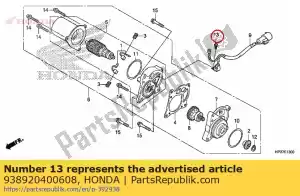 honda 938920400608 lave-vis, 4x6 - La partie au fond