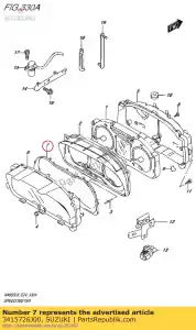 Suzuki 3415726J00 anel - Lado inferior