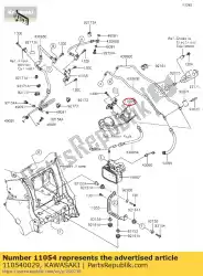 Qui puoi ordinare staffa, giunto zx1400a6f da Kawasaki , con numero parte 110540029: