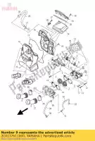 2C0137611000, Yamaha, injector assy yamaha xp yzf r 500 600 2006 2007 2013 2014 2015 2016, Nieuw