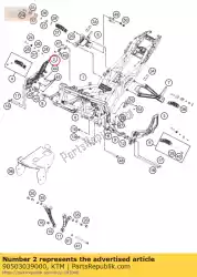 Aquí puede pedir estribo reposapiés delantero r / s de KTM , con el número de pieza 90503039000: