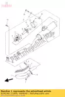 5UM146111000, Yamaha, tuyau, échappement 1 yamaha wr 250 2007 2008 2009 2010 2011 2012 2013 2014, Nouveau