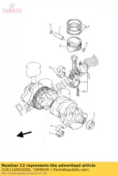 Qui puoi ordinare cuscinetto piano, biella da Yamaha , con numero parte 31A116561000: