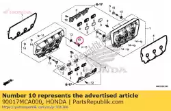 Ici, vous pouvez commander le boulon, couvercle de tête auprès de Honda , avec le numéro de pièce 90017MCA000: