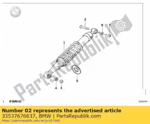 bmw 33537676637 asa-bolt - m10x1,25x60 - Bottom side