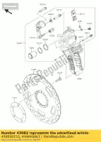 430820152, Kawasaki, pad-assy-freno kawasaki vulcan special edition se en s ag bg vn b abs 650 , Nuovo