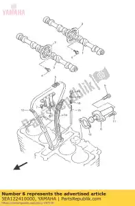 yamaha 5EA122410000 prowadnica, korek 2 - Dół