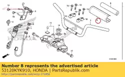 Ici, vous pouvez commander le pas de description disponible auprès de Honda , avec le numéro de pièce 53120KYK910: