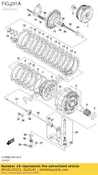 Here you can order the shim from Suzuki, with part number 0918125223: