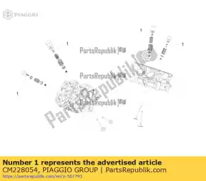 Piaggio Group CM228054 pad 3.07 - Bottom side