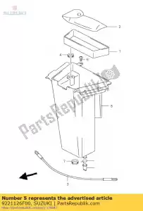 suzuki 9221126F00 corpo, lugg. caixa - Lado inferior