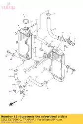 Qui puoi ordinare tubo flessibile 3 da Yamaha , con numero parte 1SL125780000: