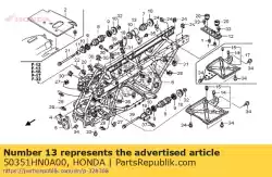 geen beschrijving beschikbaar op dit moment van Honda, met onderdeel nummer 50351HN0A00, bestel je hier online: