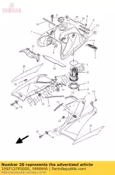 Here you can order the graphic 2 from Yamaha, with part number 10SF137P2000: