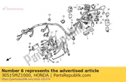 Ici, vous pouvez commander le rester, ign bobine auprès de Honda , avec le numéro de pièce 30515MZ1000: