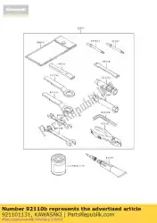 Here you can order the tool-wrench,box,12mm kl650-a1 from Kawasaki, with part number 921101131: