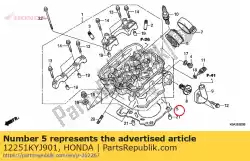 Here you can order the gasket, cylinder head from Honda, with part number 12251KYJ901:
