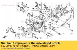 Honda 50200MEY670 rr frame body com - Il fondo