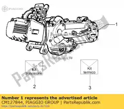 Here you can order the mot. 50 4t 2v e2 new fly viet. Exp oem from Piaggio Group, with part number CM127844: