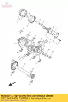 1RC114000000, Yamaha, vilebrequin yamaha  mt xsr 850 900 2014 2015 2016 2017 2018 2019 2020 2021, Nouveau