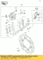 140790586, Kawasaki, suporte-conjunto, fr caliper kx250zf kawasaki  kx 250 450 2015 2016 2017 2018 2019 2020 2021, Novo