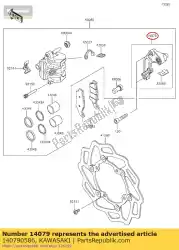 Aqui você pode pedir o suporte-conjunto, fr caliper kx250zf em Kawasaki , com o número da peça 140790586: