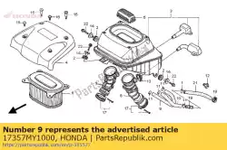 Ici, vous pouvez commander le tube a, reniflard d'huile auprès de Honda , avec le numéro de pièce 17357MY1000: