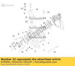 Aprilia 878906, Inpakken, OEM: Aprilia 878906