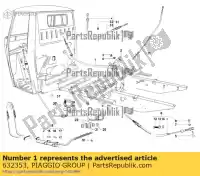 632353, Piaggio Group, cable ape mc349b0d2 vin: mbx000t58rc001005, motor: s4c8257973 400 422 2006 2007 2014 2015 2016 2017 2018 2019 2020 2021 2022, Nouveau
