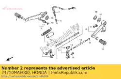 Here you can order the arm comp., gear change from Honda, with part number 24710MAE000: