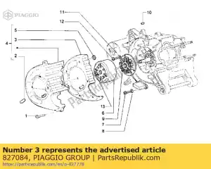 Piaggio Group 827084 material de insonorización - Lado inferior