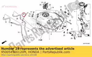 honda 950054500120M tuba zbiorcza, tb 45x1 - Dół